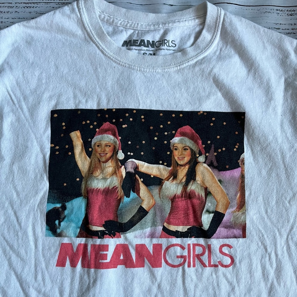 Mean Girls Christmas T shirt white small